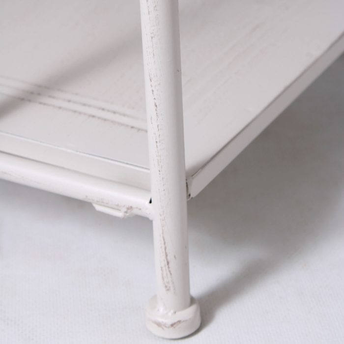 Etagere in metallo bianco anticato - immagine 3