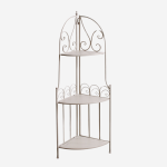 angoliera metallo bianco anticato