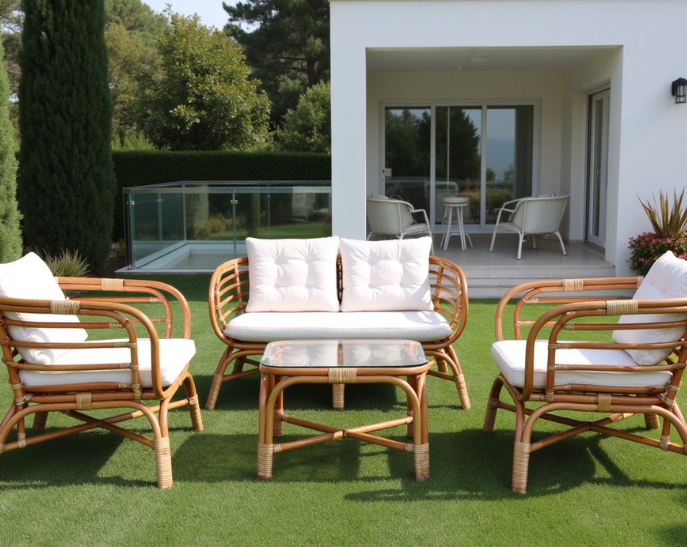 Salotti in fibre naturali: eleganza, comfort ed ecosostenibilità per la tua casa