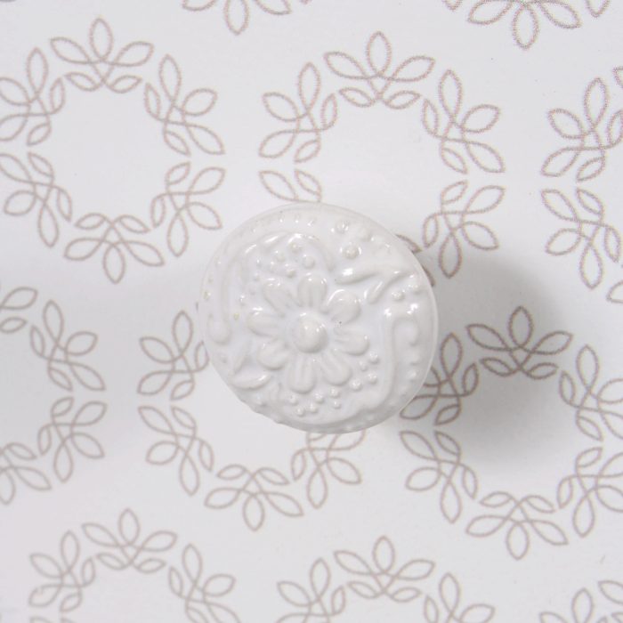 Cassettiera Beige in Paulonia con 5 Cassetti - immagine 5