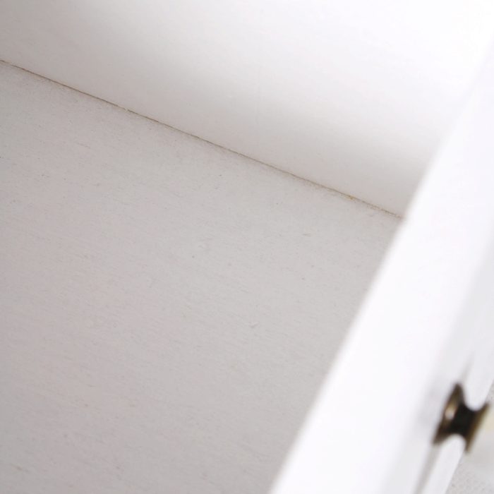 Cassettiera Beige in Paulonia con 5 Cassetti - immagine 4