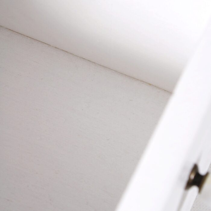 Cassettiera Beige in Paulonia con 5 Cassetti - immagine 4