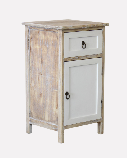 Comodino in legno di abete