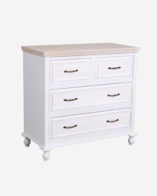 Comò bianco "Sophia" 80X40H78