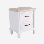 Comodino bianco "Sophia"
