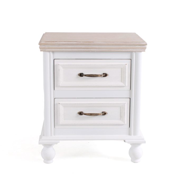 Comodino bianco "Sophia" - immagine 4