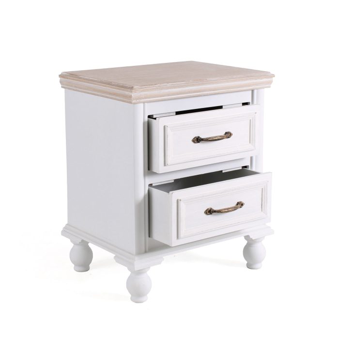 Comodino bianco "Sophia" - immagine 5