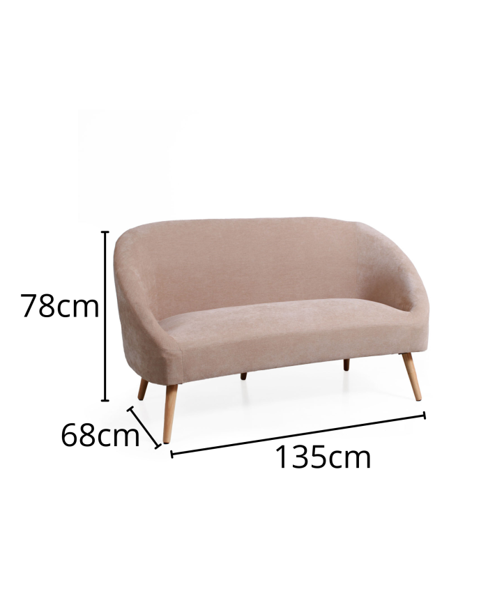 Divano in ciniglia Giorgia - immagine 3