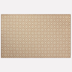 Tappeto rettangolare jacquard beige