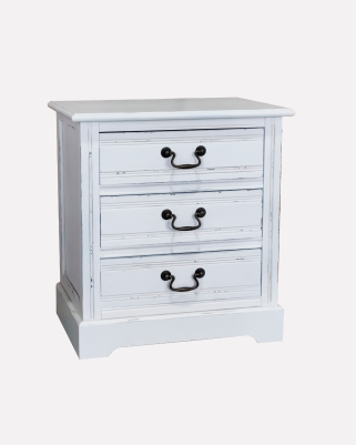 Comodino bianco "Alice"