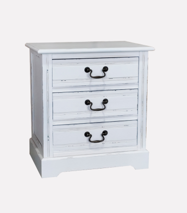 Comodino bianco "Alice"