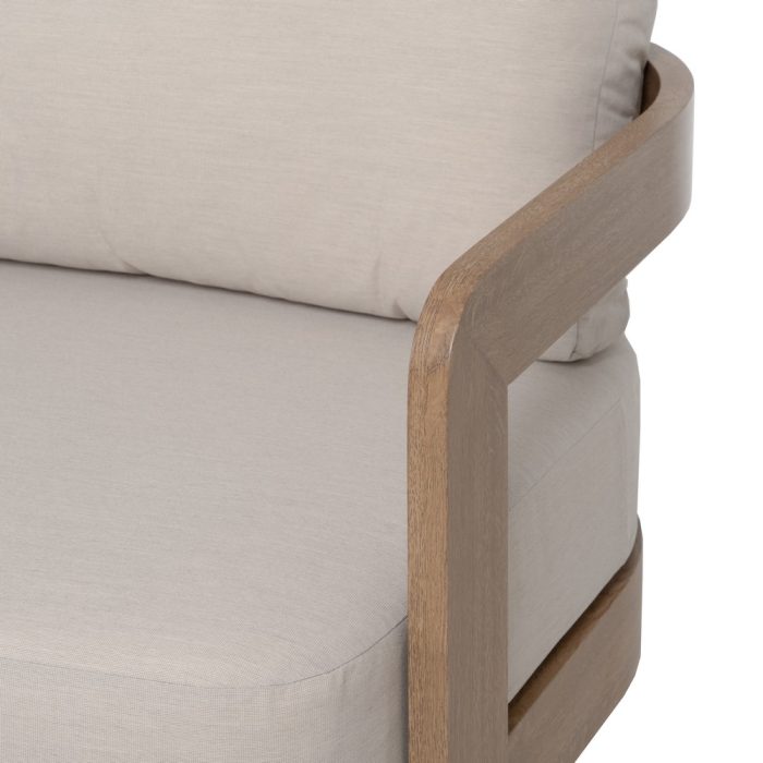 Salotto da giardino in alluminio effetto legno "Tropea" - immagine 6