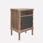 Comodino "Elisabetta" color Miele in legno di Pino e MDF