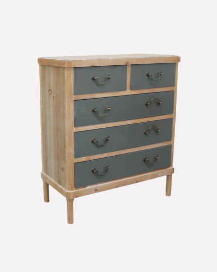 Comò "Elisabetta" colore Miele in legno di Pino e MDF