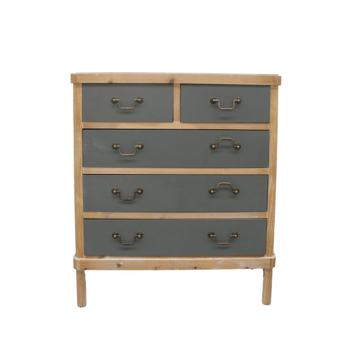 Comò "Elisabetta" colore Miele in legno di Pino e MDF - immagine 3