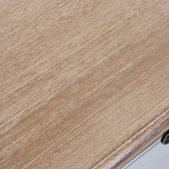 Consolle con 3 cassetti colore grigio in legno di pino "Vicenzo" - immagine 7