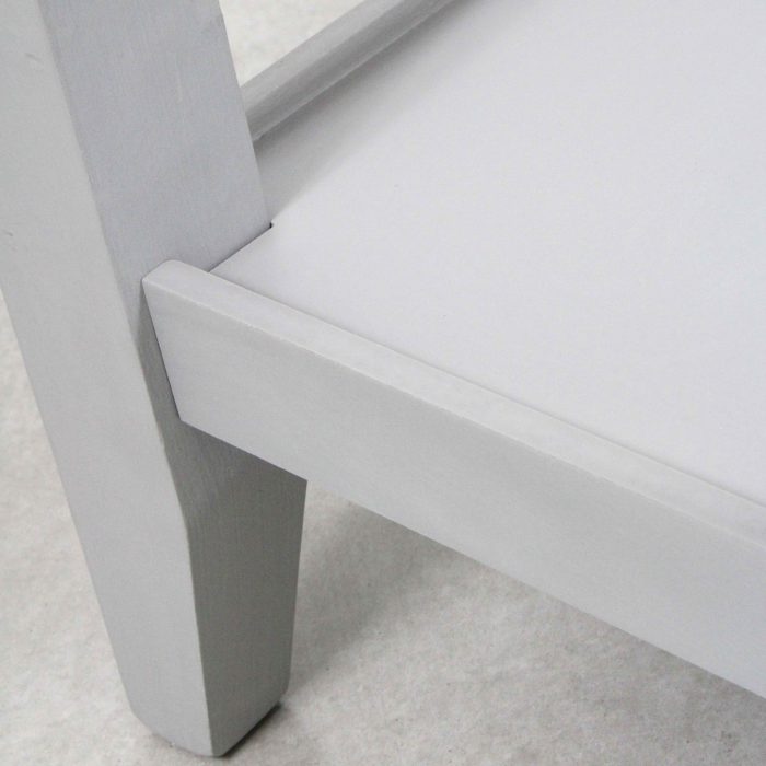 Consolle con 3 cassetti colore grigio in legno di pino "Vicenzo" - immagine 8