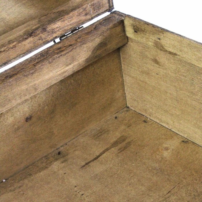 Baule bombato in legno 40X30H22 - immagine 3