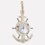 Orologio da parete decorativo con conchiglie – stile marino