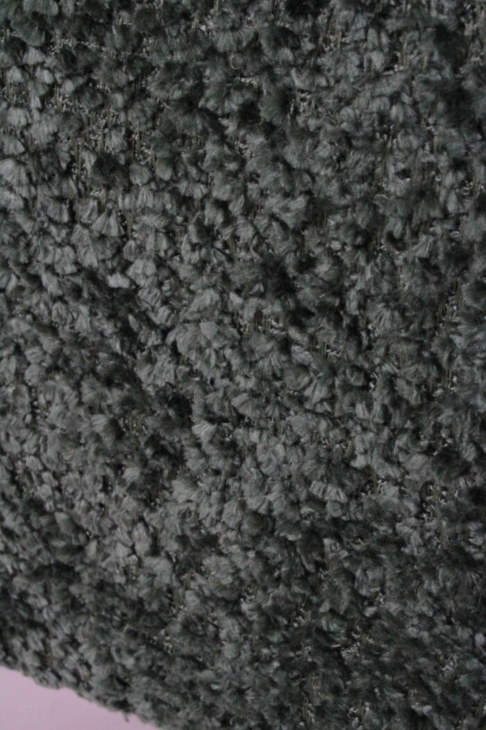 Poltrona "Elfo" in tessuto verde effetto bouclé - immagine 9