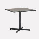 Tavolo quadrato pieghevole "Ares" con piano ribaltabile in acciaio antracite