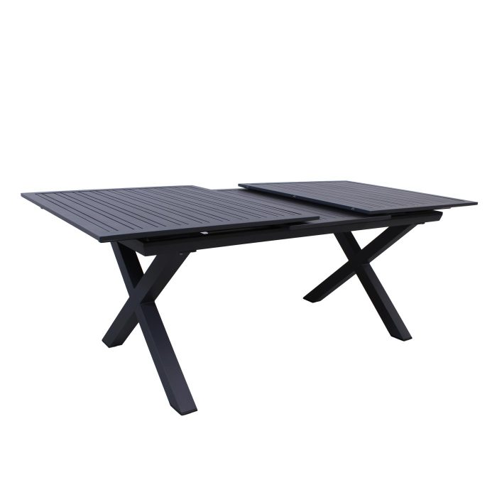 Tavolo allungabile in alluminio antracite "Apollo" - immagine 4
