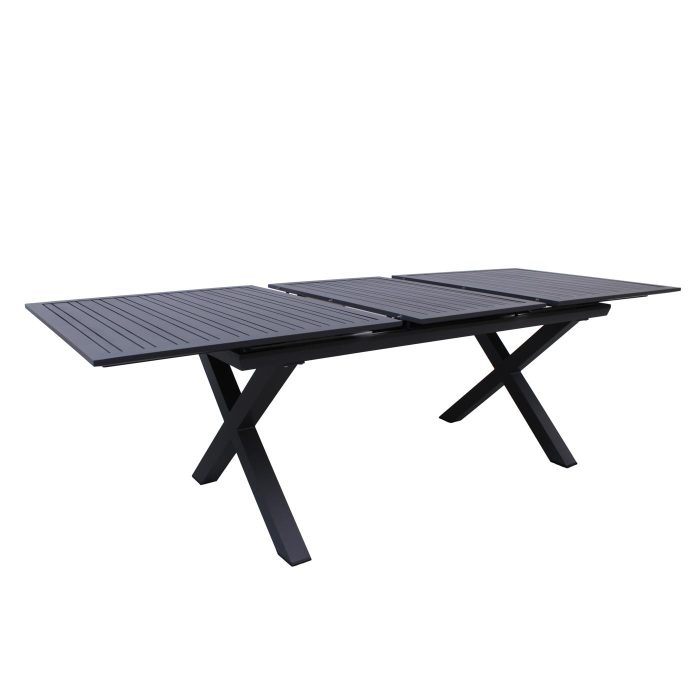 Tavolo allungabile in alluminio antracite "Apollo" - immagine 5