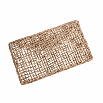 Zerbino in rattan 35x60